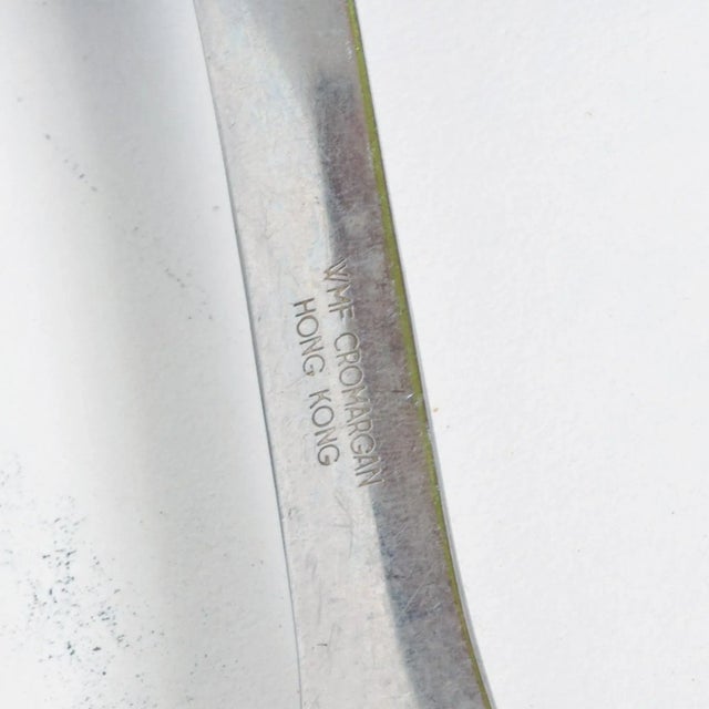 Dansk Designs WMF Cromargan Wood & Stainless-Steel Salad Servers Mid Century Modern Dansk For Sale - Image 4 of 11