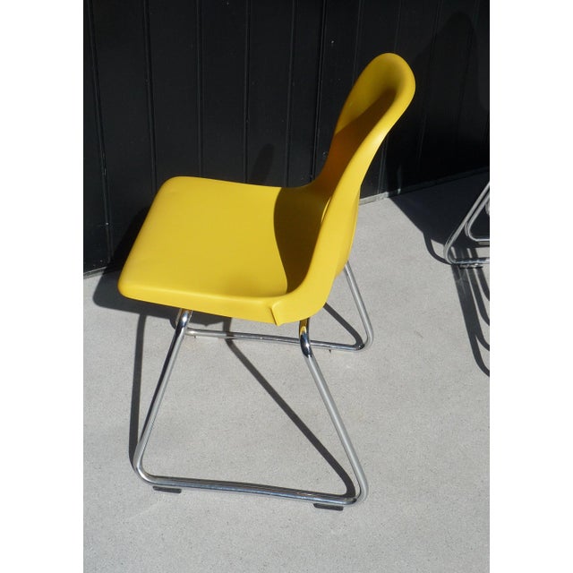Plastic Stahl-Color Chairs from Casal, 1980s, Set of 5 For Sale - Image 7 of 7