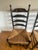 Pair Hitchcock Ladderback Chairs With Rush Seats For Sale In Seattle - Image 6 of 7