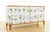 Beautiful sideboard crafted in Sweden in 1940s, later covered with illustrations Nordens Flora by C.A.M Lindman, the same...