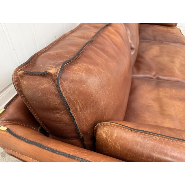 Animal Skin Club-Style Sofa from Roche Bobois, 1980s For Sale - Image 7 of 12