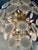 Mid-Century Modern Italian Style Glass Disc Chandelier For Sale - Image 4 of 4