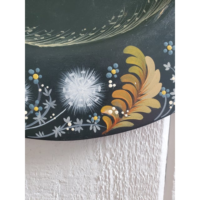 1980s 1980s Vintage Fall-Themed Tole Decor For Sale - Image 5 of 6