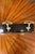 Vintage Ebonized Wood Coat Rack with Brass Knobs, 1950s For Sale - Image 3 of 12