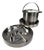 Danish Cylinda-Line Bar Set in Stainless Steel by Arne Jacobsen for Stelton, 1970s, Set of 12 For Sale