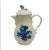 Art Deco Antique Meissen Porcelain Blue Floral & Insect Tea Pot with Lid Blue Crossed Swords For Sale - Image 3 of 10