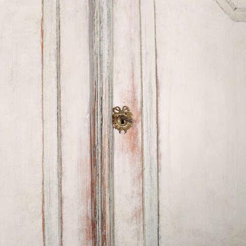 Swedish Painted Linen Cupboard For Sale - Image 5 of 12