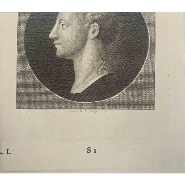 Portrait of a man is an original artwork realized by John Thornthwaite for Johann Caspar Lavater's "Essays on Physiognomy,...