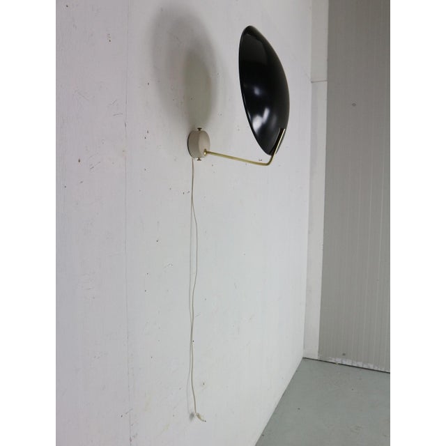 Black Model-232 Wall Light by Bruno Gatta for Stilnovo, Italy, 1960s For Sale - Image 8 of 18