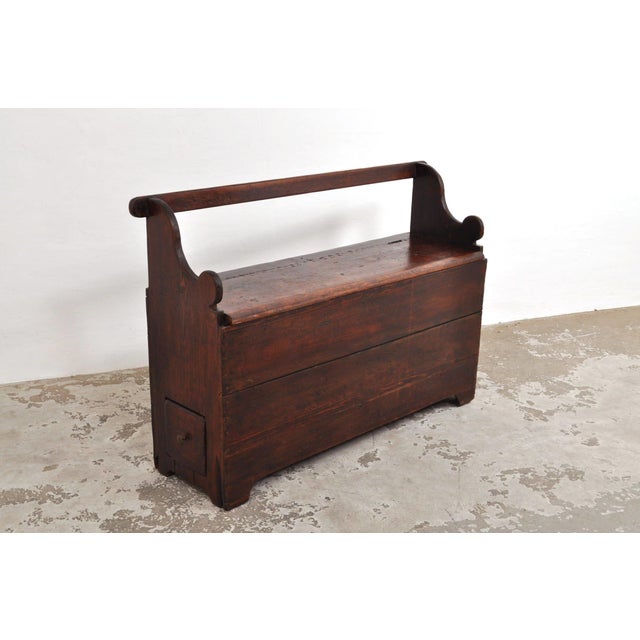 Antique Storage Bench, 1830s For Sale - Image 12 of 12