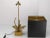 Gilt Brass Flower Lamp For Sale - Image 3 of 7