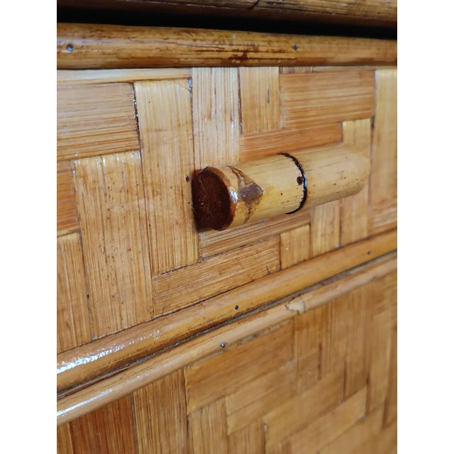 1970s Bamboo Bedside Tables, 1970s, Set of 2 For Sale - Image 5 of 14