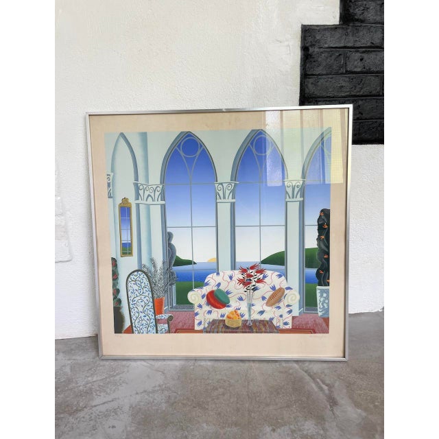 Thomas McKnight, Composition, Serigraph, 1982 For Sale - Image 4 of 18