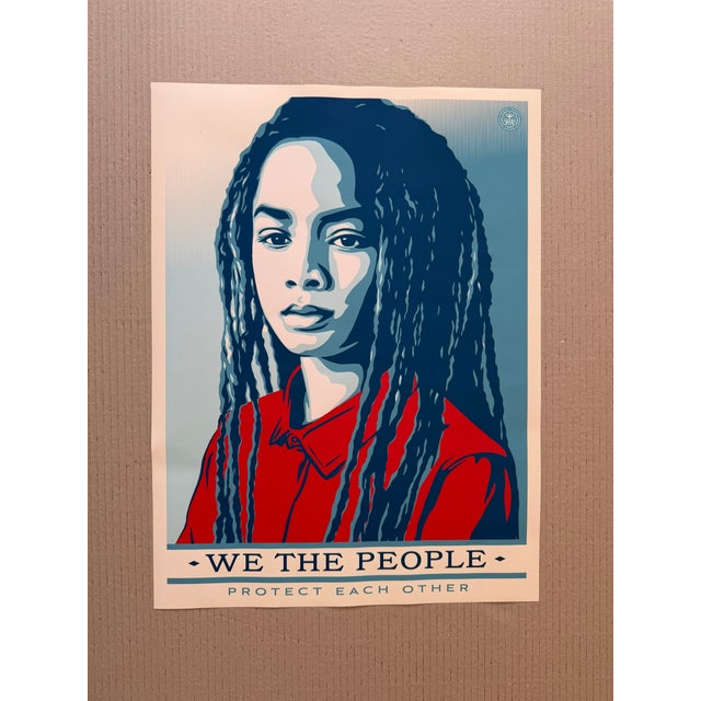We the People Defend Dignity, Protect Each Other, Are Greater Than Fear Posters from Shepard Fairey, 2017, Set of 3 For Sale - Image 11 of 13