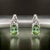 Natural Tourmaline Diamond Earrings 14k White Gold 1.57 TCW Certified For Sale - Image 9 of 14