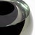 Hand Blown Murano Vase Sphere in Clear With Onyx Black For Sale - Image 9 of 10