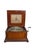 Antique late 19th century Regina music player including additional storage box with approx 46 records and paperwork....