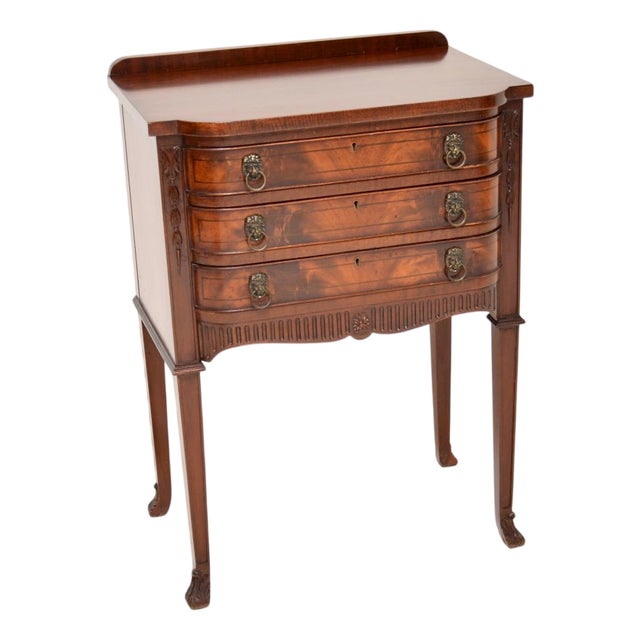 Antique Sheraton Style Side / Server Table, 1930 For Sale