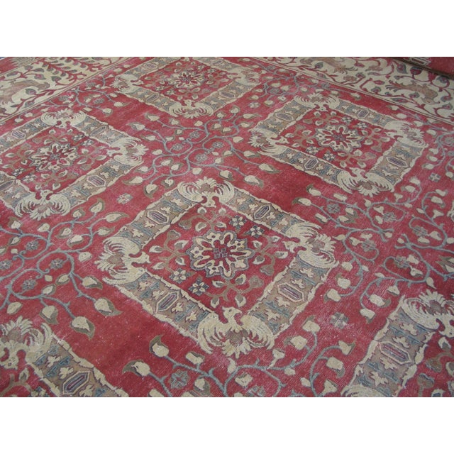 Early 20th Century Indian Carpet ( 16' x 19'8" - 487 x 600 ) For Sale - Image 4 of 4