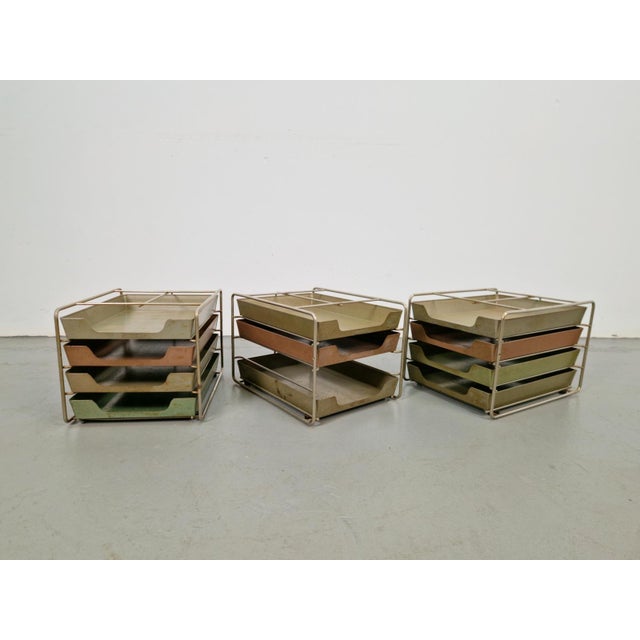 Vintage Desk Organizer, 1930, Set of 3 For Sale - Image 10 of 10