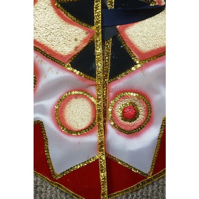 Bahamian Junkanoo Festival Parade Costume Red Headdress Outfit Dance Masks For Sale - Image 4 of 17