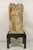 Brown Vintage Burmese Carved Wood Oriental Large Figural Statue Sculpture on Base For Sale - Image 8 of 12