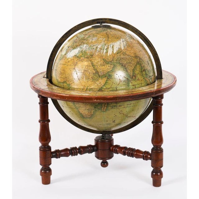 An antique victorian terrestrial 12-inch table globe by malby's, dating from the third quarter of the 19th century. This...