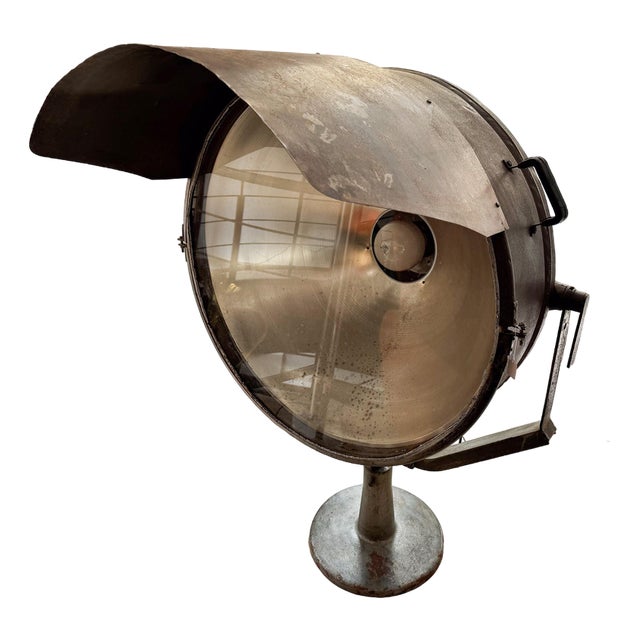 Large Industrial Spotlight, 1950s For Sale