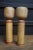 Wood Vintage Hijiori Traditional Kokeshi by Okuyama Kuraji, Japan, 1950s, Set of 2 For Sale - Image 7 of 8
