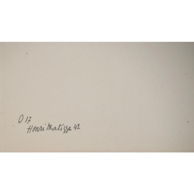 Henri Matisse, La muse souriante, Lithograph For Sale - Image 6 of 7