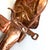 1980s Cowboy Thin Copper Sculpture Figure Western Chaps Saddle Vintage 7.5”l Brutalist For Sale - Image 5 of 11