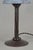 Daum French Art Deco Table Lamp by Daum & Vasseur - Wrought Iron 1920s France For Sale - Image 4 of 13