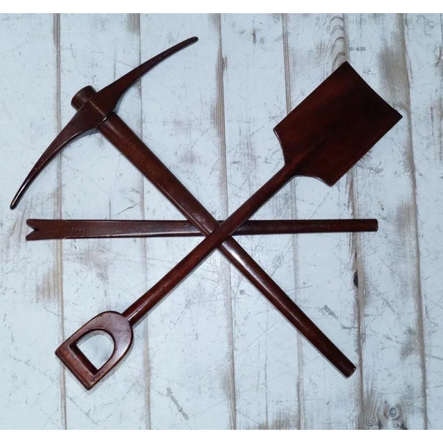 Brown Royal Arch Masonry Tools, 1880, Set of 3 For Sale - Image 8 of 8