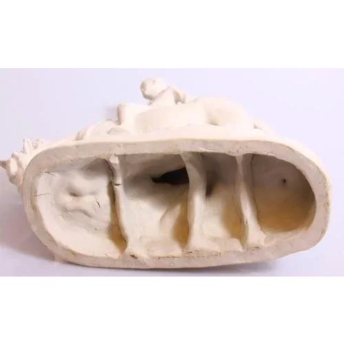 Ceramic Biscuit Figurine of Boy on a Horse For Sale - Image 7 of 8