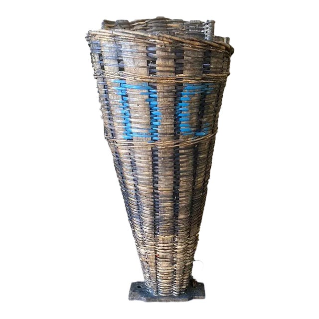 French Grape Picking Basket From the 19th Century For Sale