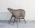 Raymond Moralès Attributed Fauteuil À Corbeille Sculptural Bronzed Steel Lounge Chair, 1990s For Sale - Image 4 of 16