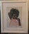 A captivating 1988 large-format framed print by artist Tom Kenealy, capturing a young girl rendered in a deeply...