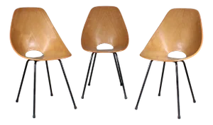 Vintage Chairs by Vittorio Nobili, Set of 3