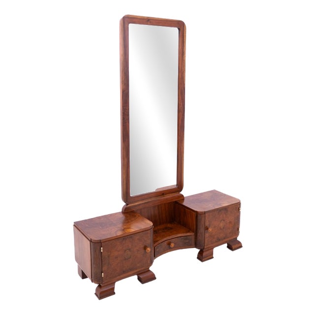 Art Deco Dressing Table, Poland, 1940s For Sale