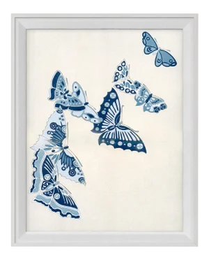 Kono Butterflies 11, Framed Artwork