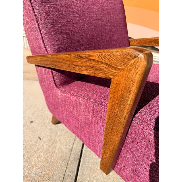 Fully Restored 1950's Mid-Century Modern Armchair For Sale - Image 17 of 17