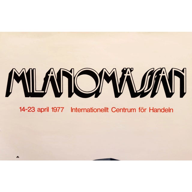 Date: 1977 Size: 24.5 x 38.5 inches Artist: Unknown About the Poster: A lovely Italian exhibition poster from Sweden -...