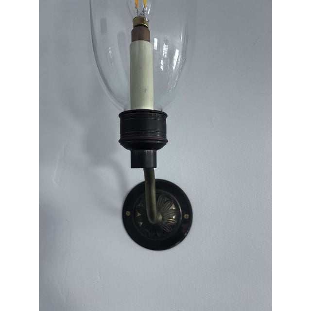 Metal Clandon Storm Wall Lights Vintage Vaughan( Pair ) For Sale - Image 7 of 11