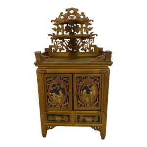 Antique Chinese Table Top Cabinet