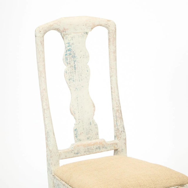 Late 18th Century 18th Century Swedish Rococo Side Chairs - Set of 2 For Sale - Image 5 of 7