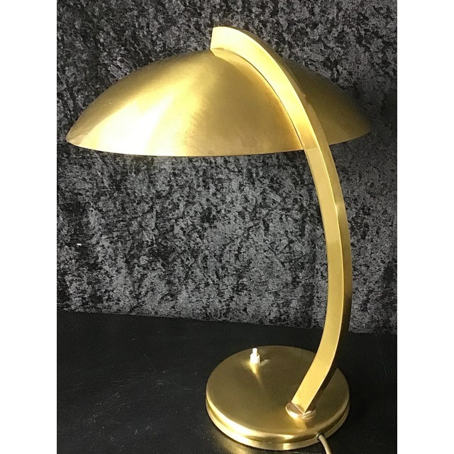 Vintage Brass Desk Lamp by Egon Hillebrand for Hillebrand Lighting For Sale - Image 4 of 18