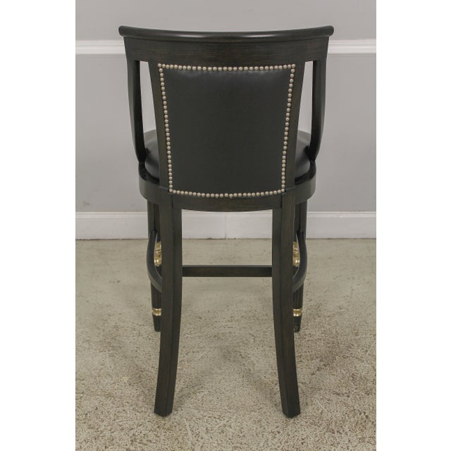 Set of 4 Regency Bar Height Counter Chairs Chairish