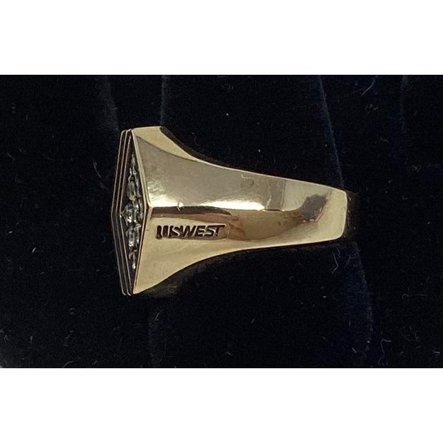 14k gold custom ring. Very substantial and very wearable. GIA appraised for $3,300 6-23-24.
