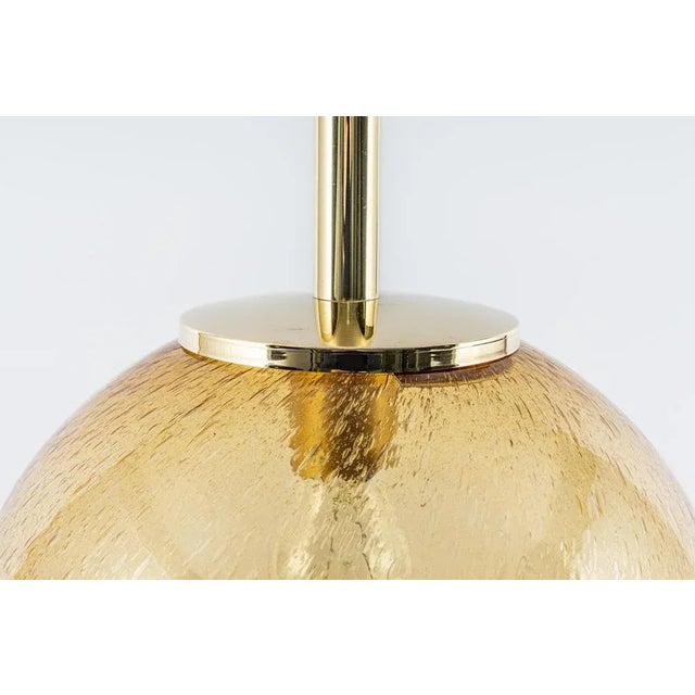 Murano Ball Pendant Light by Doria, Germany, 1970s For Sale - Image 3 of 14