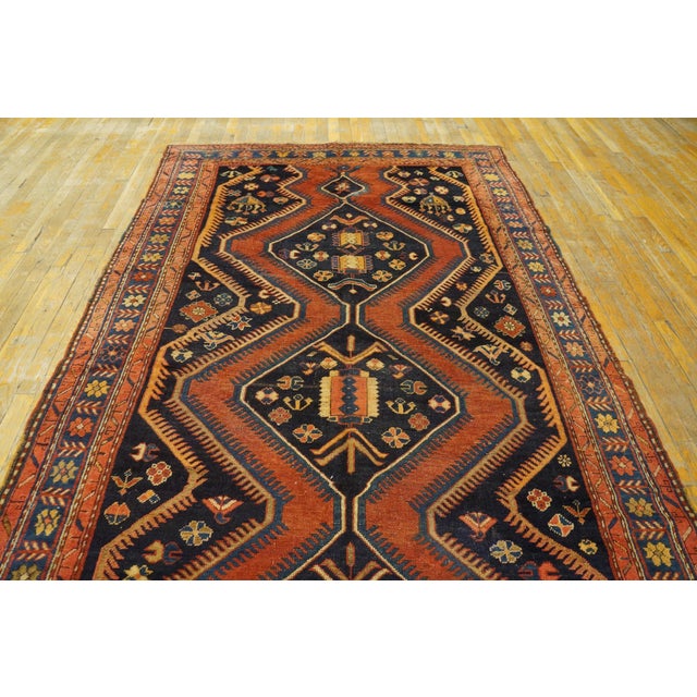 Antique Caucasian - Kazak rug, size: 5'6" x 10'4". Antique Caucasian Hallway Runner Wool Coral Rug, Country of Origin:...